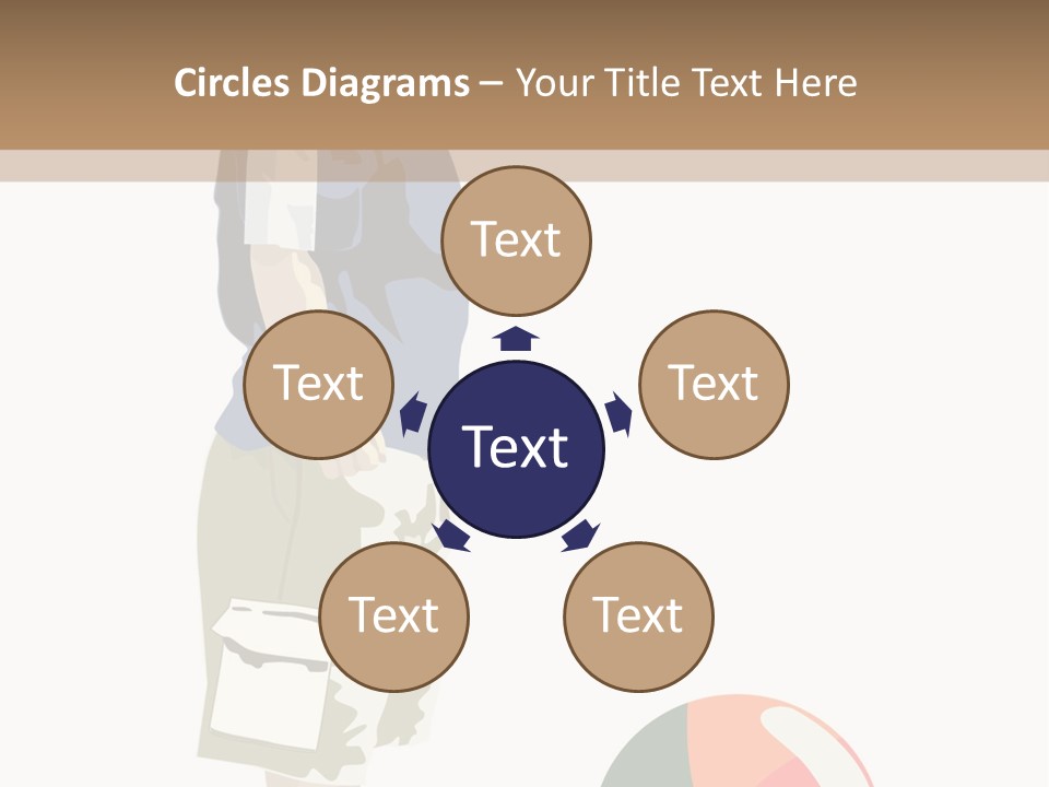 Barefoot Son Cute PowerPoint Template