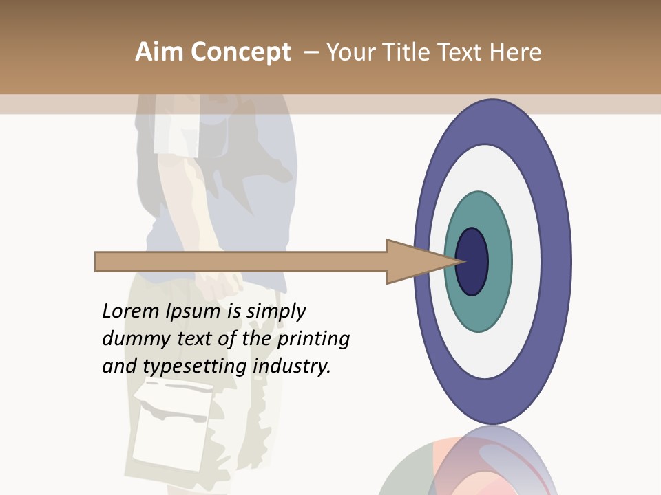 Barefoot Son Cute PowerPoint Template