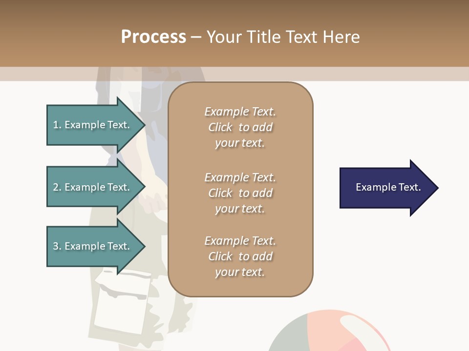 Barefoot Son Cute PowerPoint Template