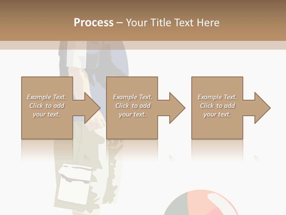 Barefoot Son Cute PowerPoint Template