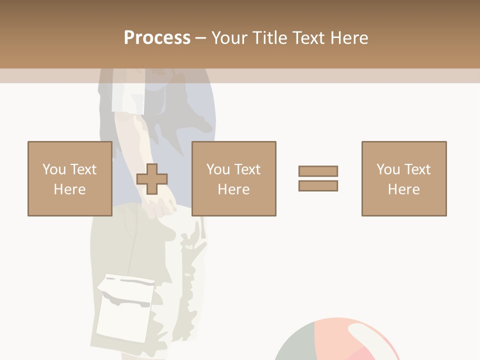 Barefoot Son Cute PowerPoint Template