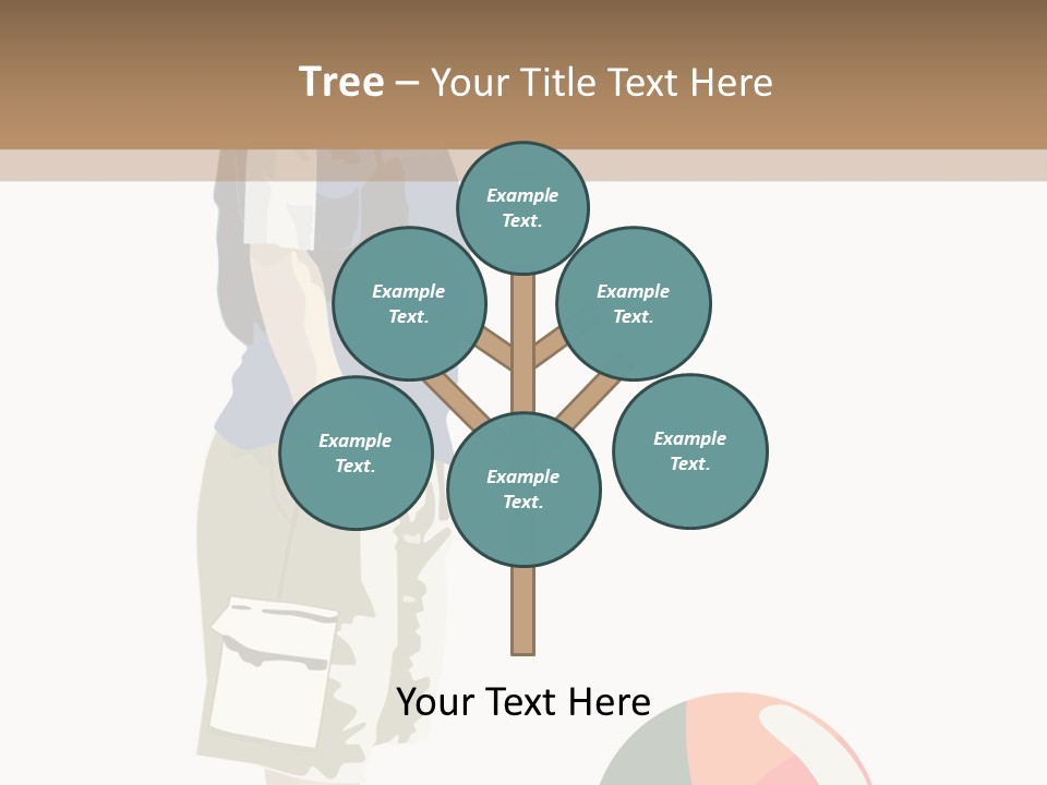 Barefoot Son Cute PowerPoint Template