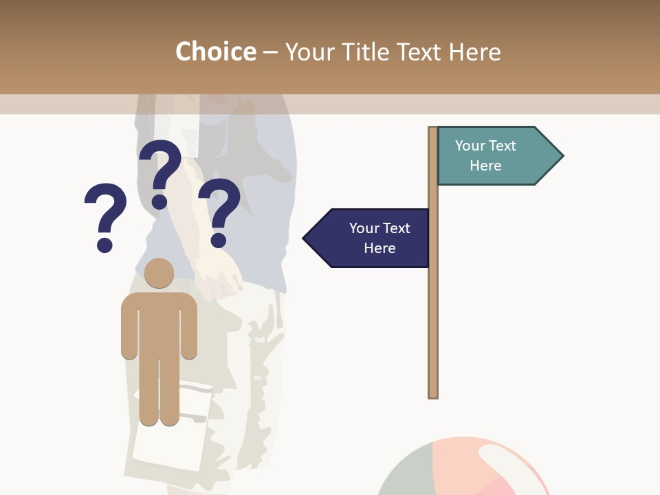 Barefoot Son Cute PowerPoint Template