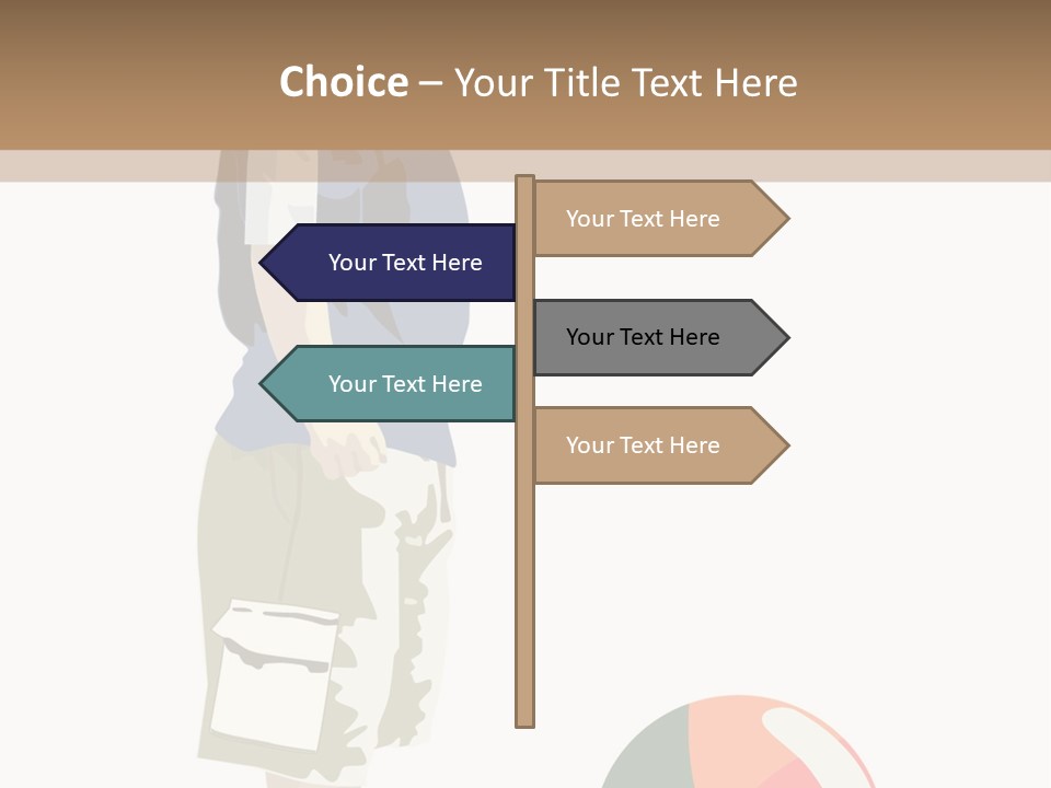 Barefoot Son Cute PowerPoint Template