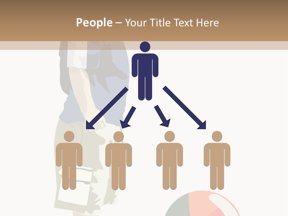 Barefoot Son Cute PowerPoint Template