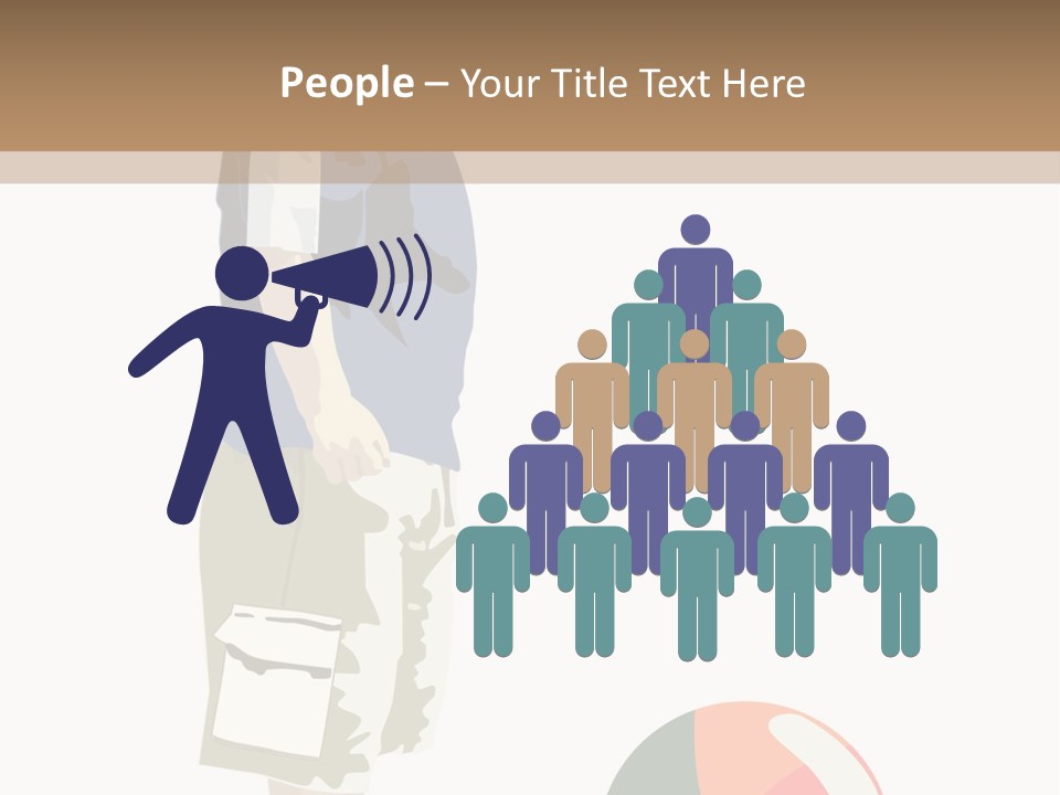 Barefoot Son Cute PowerPoint Template