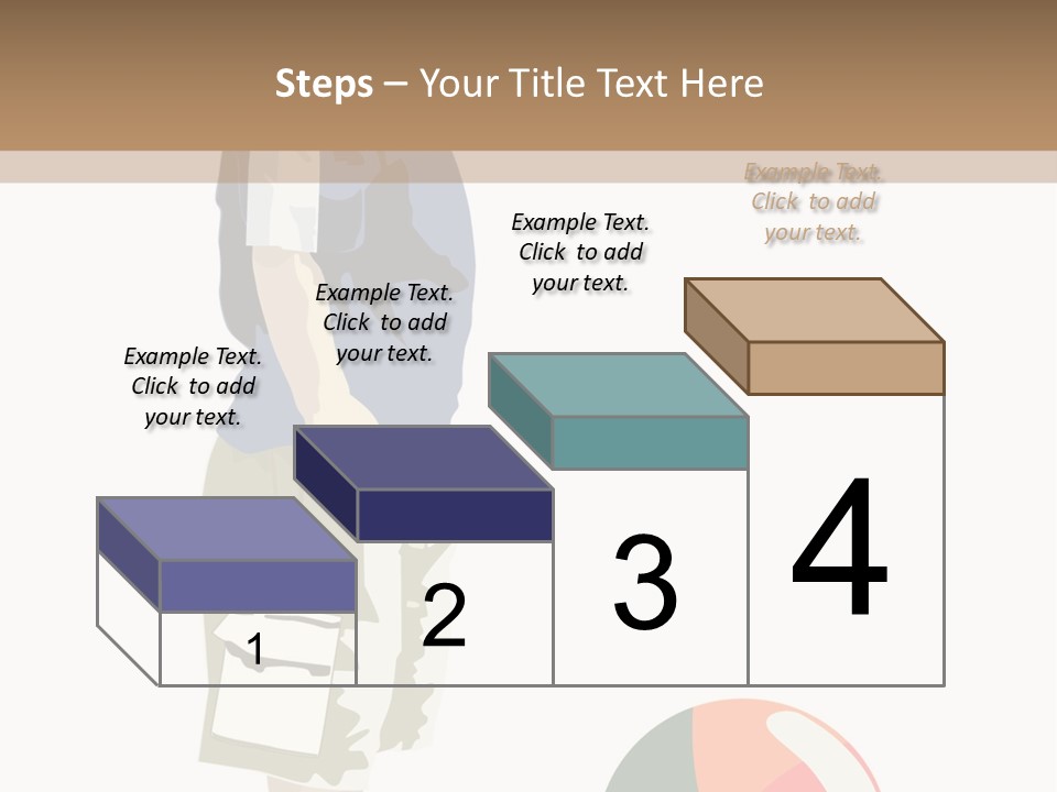 Barefoot Son Cute PowerPoint Template