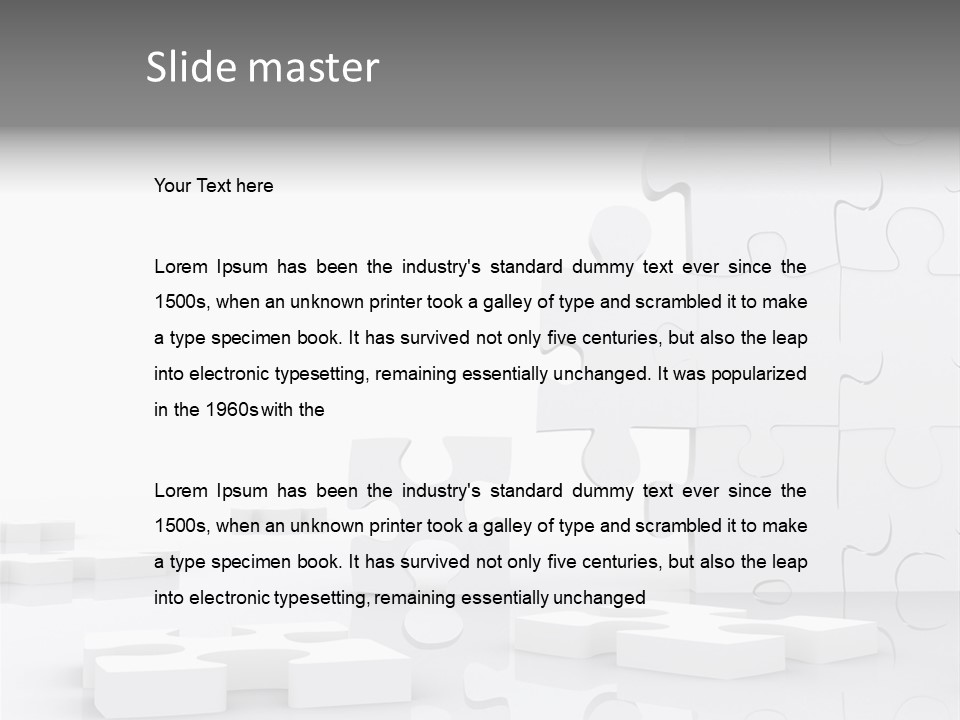 Piece Skill Patience PowerPoint Template