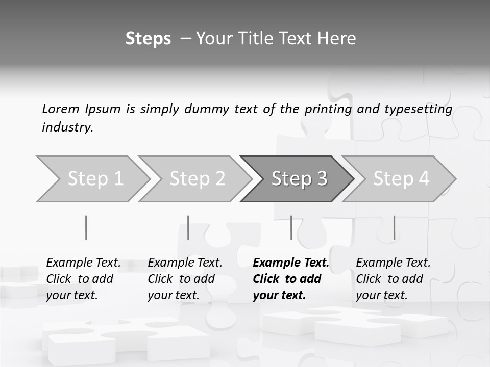 Piece Skill Patience PowerPoint Template