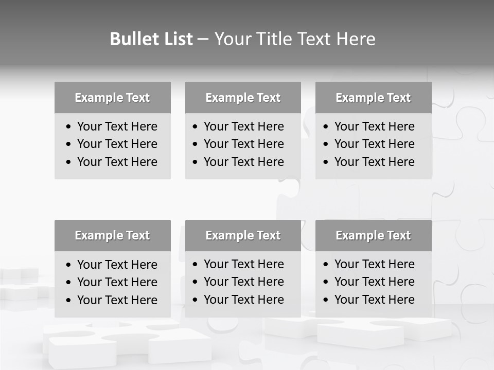 Piece Skill Patience PowerPoint Template