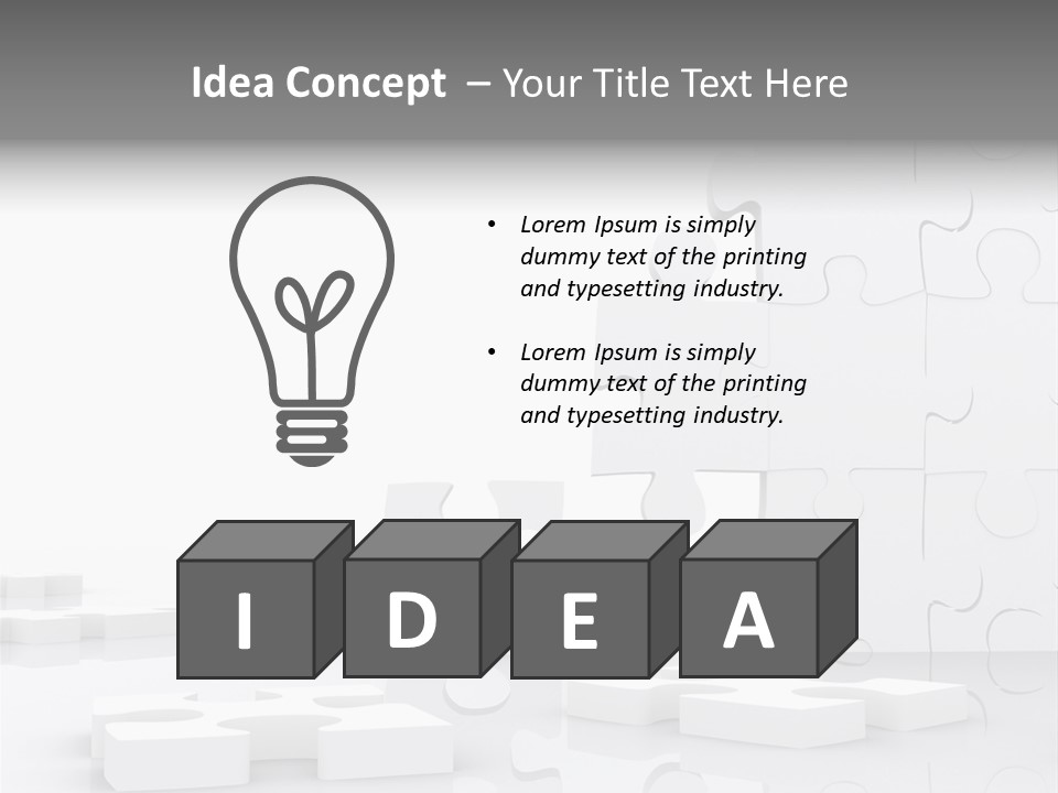 Piece Skill Patience PowerPoint Template