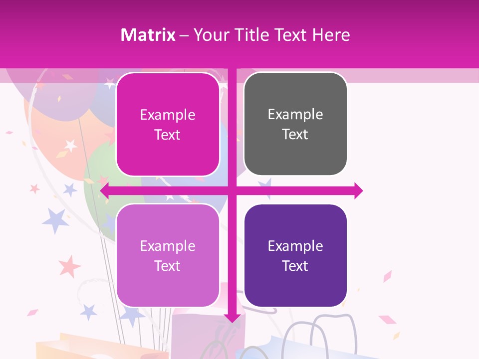 Jubilee Bargains Vector PowerPoint Template