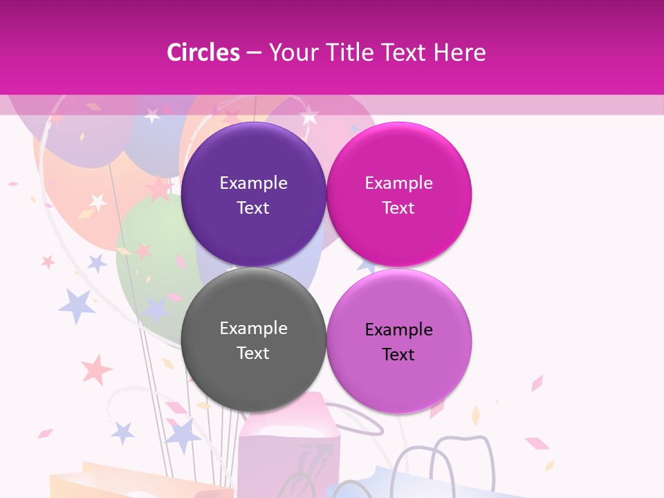 Jubilee Bargains Vector PowerPoint Template