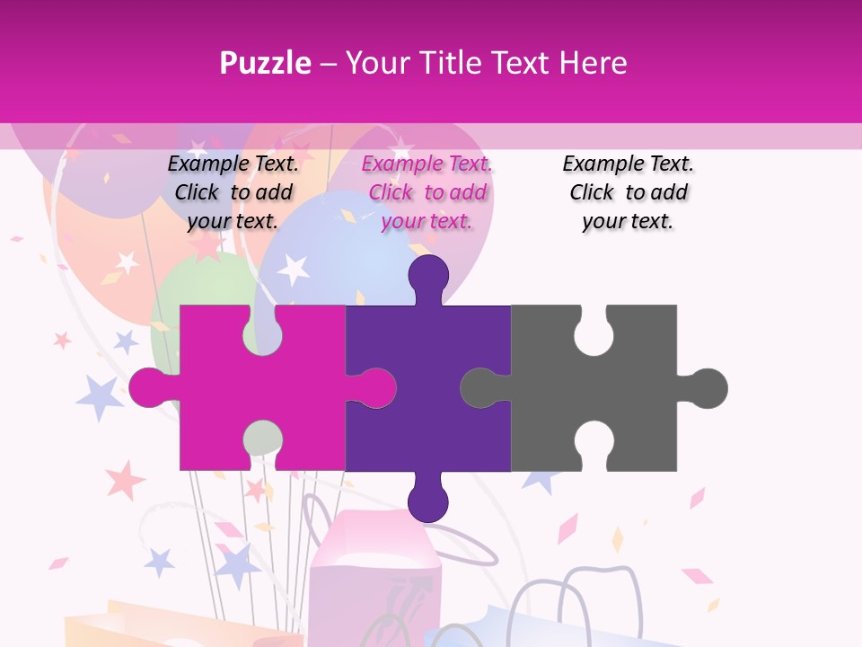 Jubilee Bargains Vector PowerPoint Template