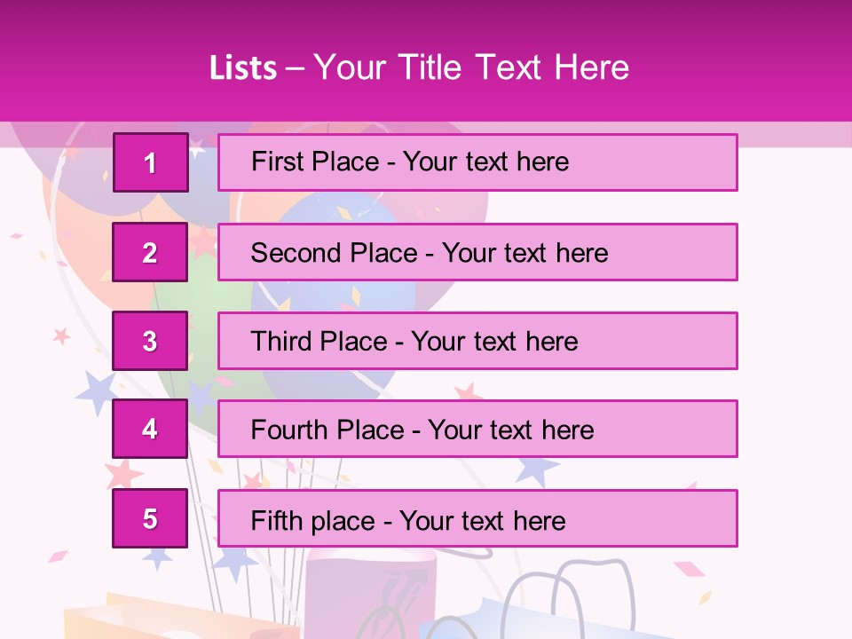 Jubilee Bargains Vector PowerPoint Template