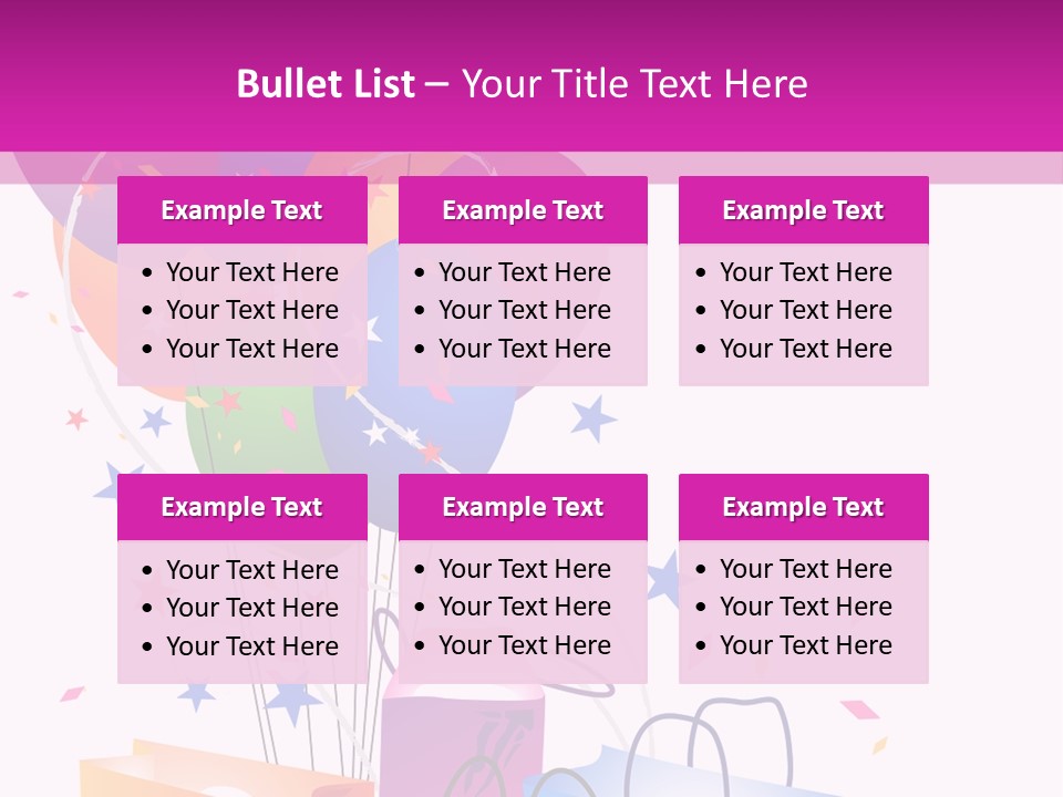 Jubilee Bargains Vector PowerPoint Template