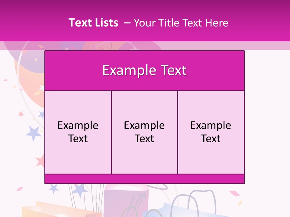 Jubilee Bargains Vector PowerPoint Template