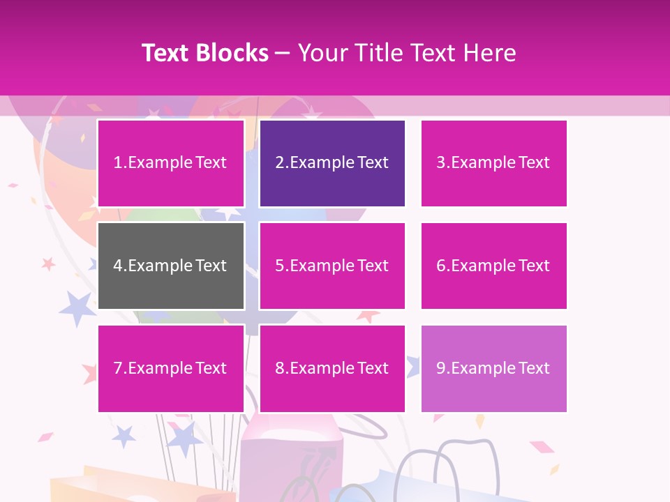 Jubilee Bargains Vector PowerPoint Template