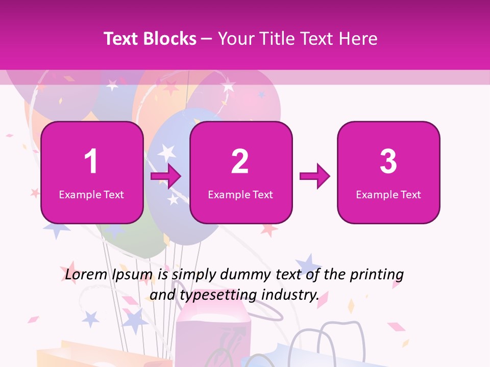 Jubilee Bargains Vector PowerPoint Template