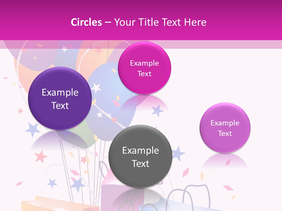 Jubilee Bargains Vector PowerPoint Template