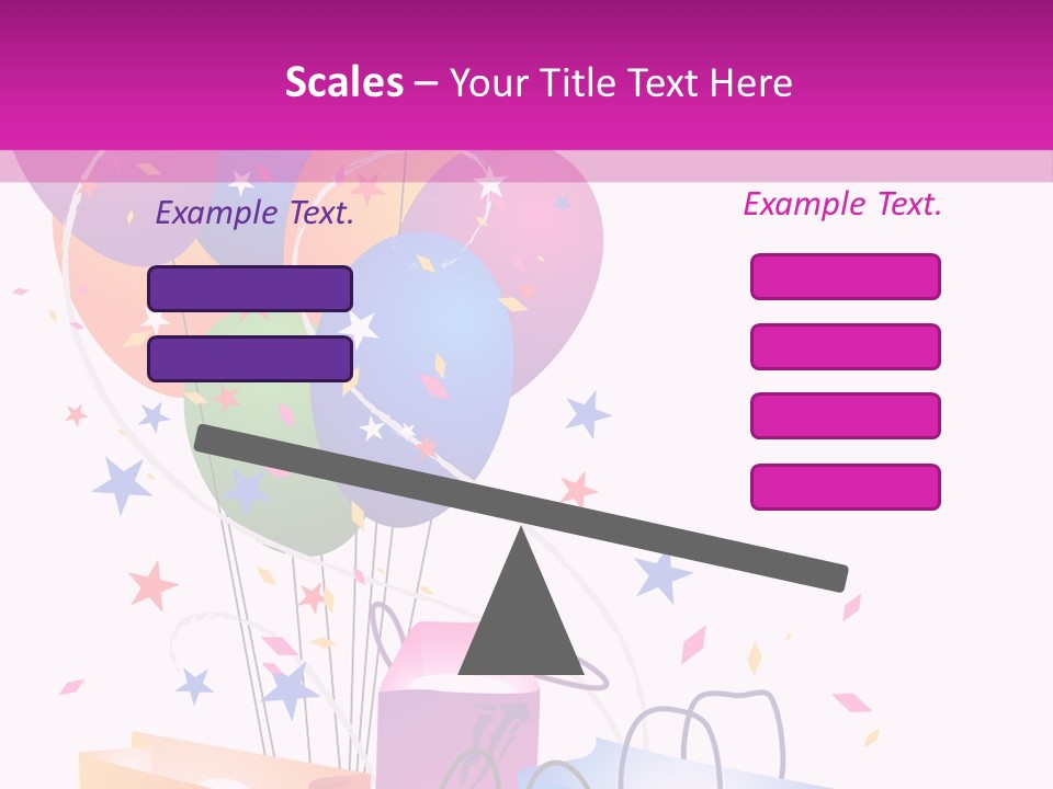 Jubilee Bargains Vector PowerPoint Template