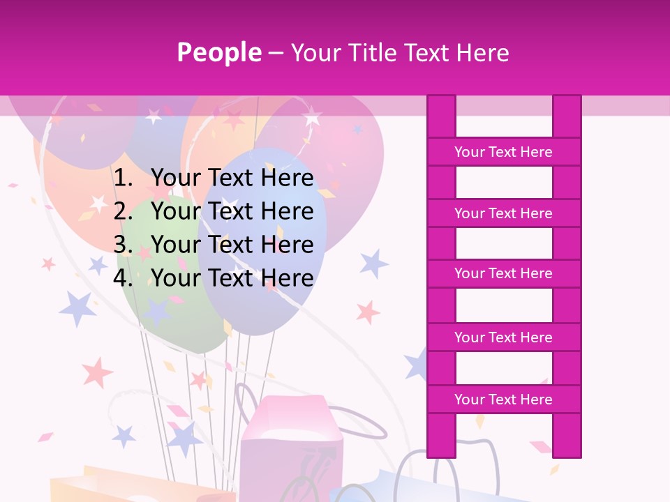 Jubilee Bargains Vector PowerPoint Template