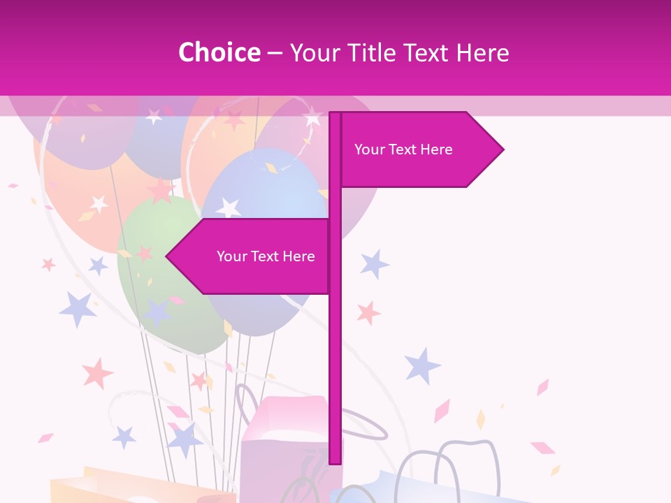 Jubilee Bargains Vector PowerPoint Template