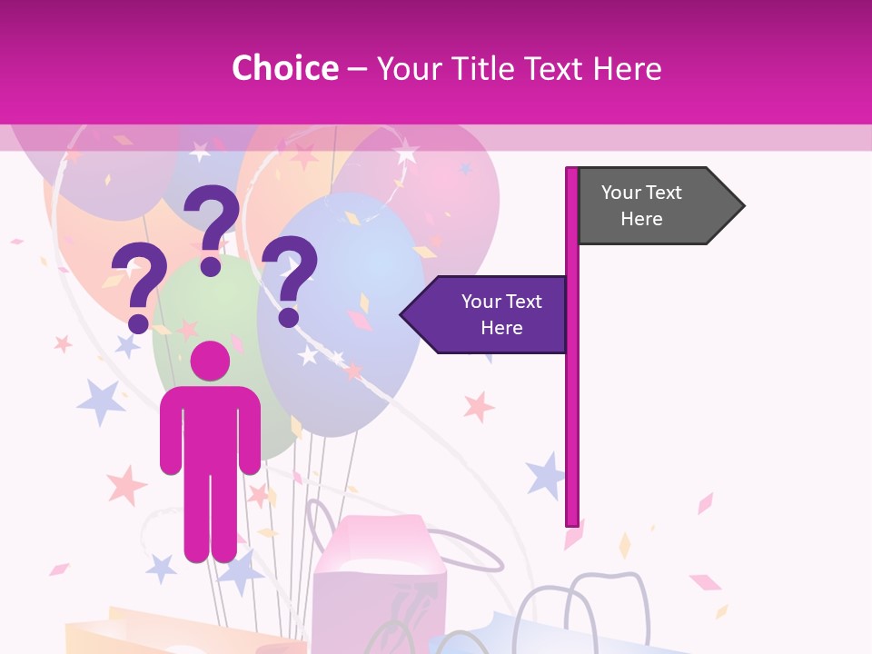 Jubilee Bargains Vector PowerPoint Template