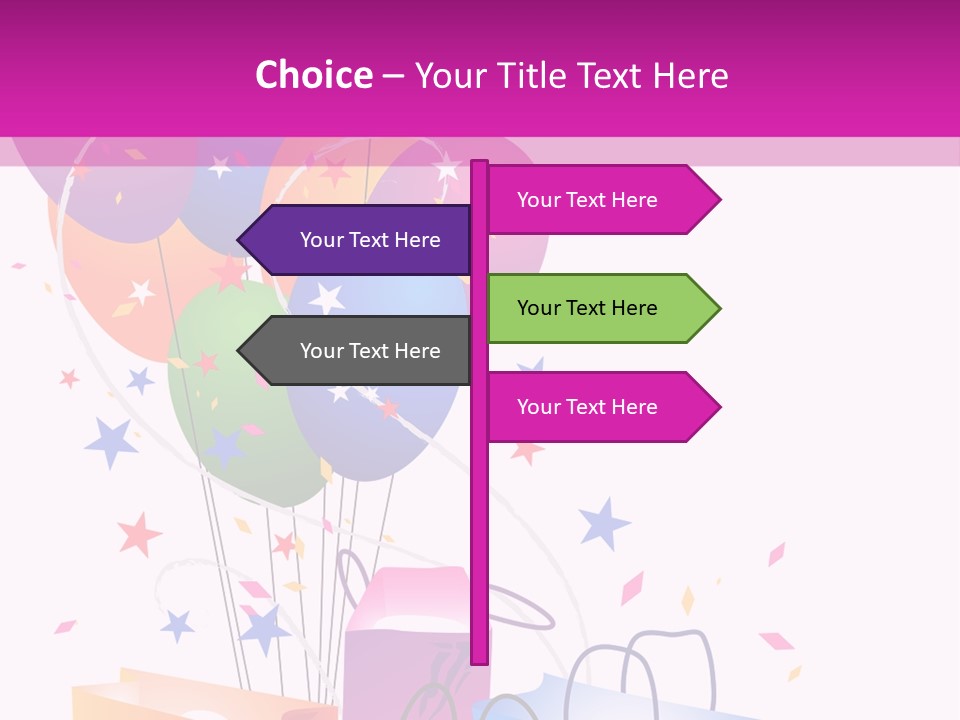 Jubilee Bargains Vector PowerPoint Template