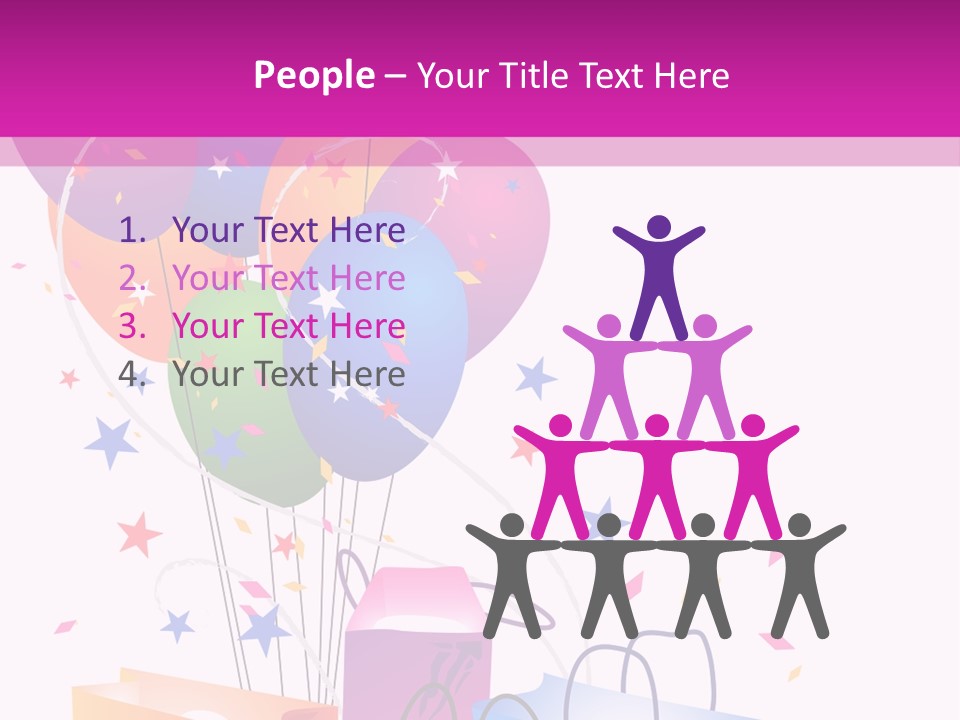 Jubilee Bargains Vector PowerPoint Template