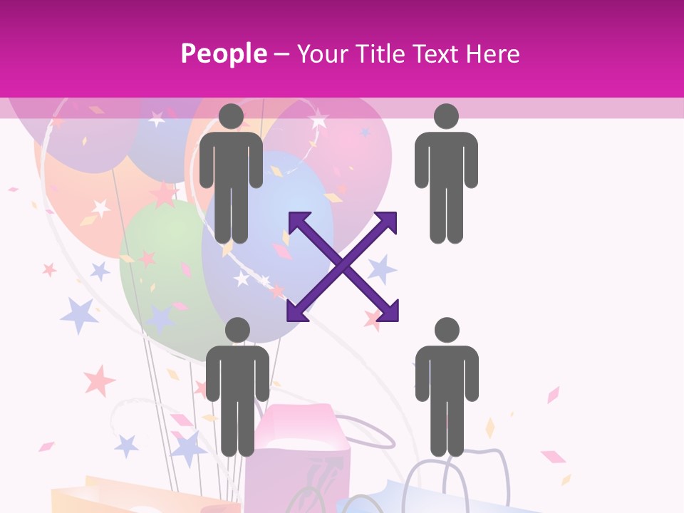 Jubilee Bargains Vector PowerPoint Template