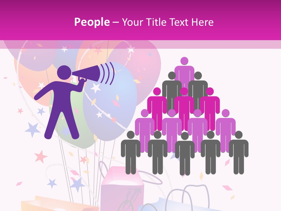 Jubilee Bargains Vector PowerPoint Template