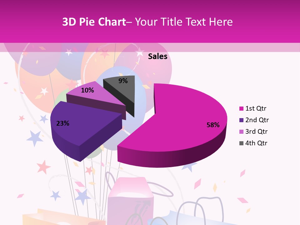 Jubilee Bargains Vector PowerPoint Template