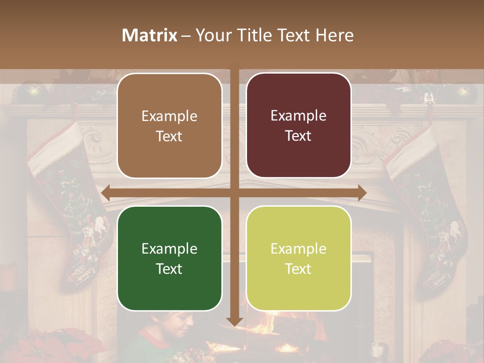 Hearth Christmas Guessing PowerPoint Template