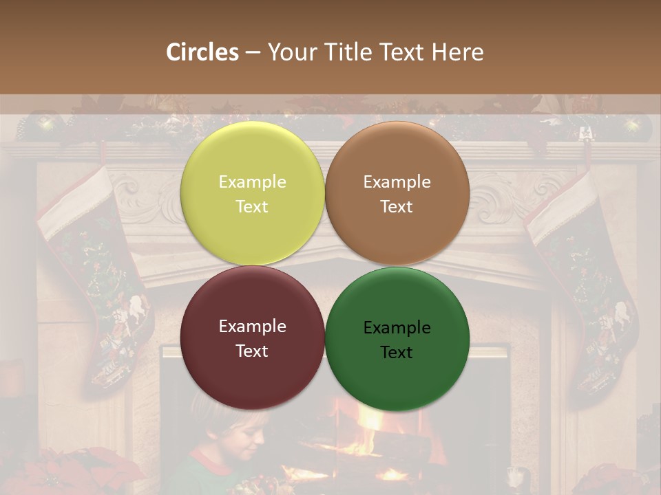 Hearth Christmas Guessing PowerPoint Template