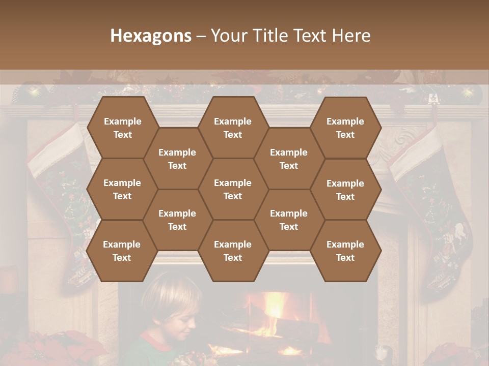 Hearth Christmas Guessing PowerPoint Template