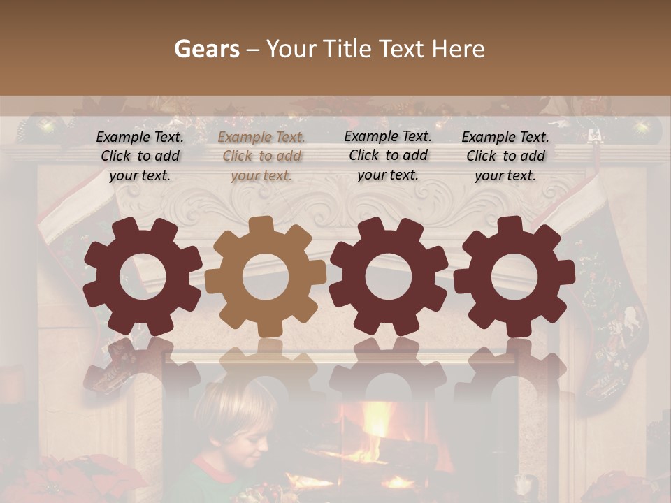 Hearth Christmas Guessing PowerPoint Template
