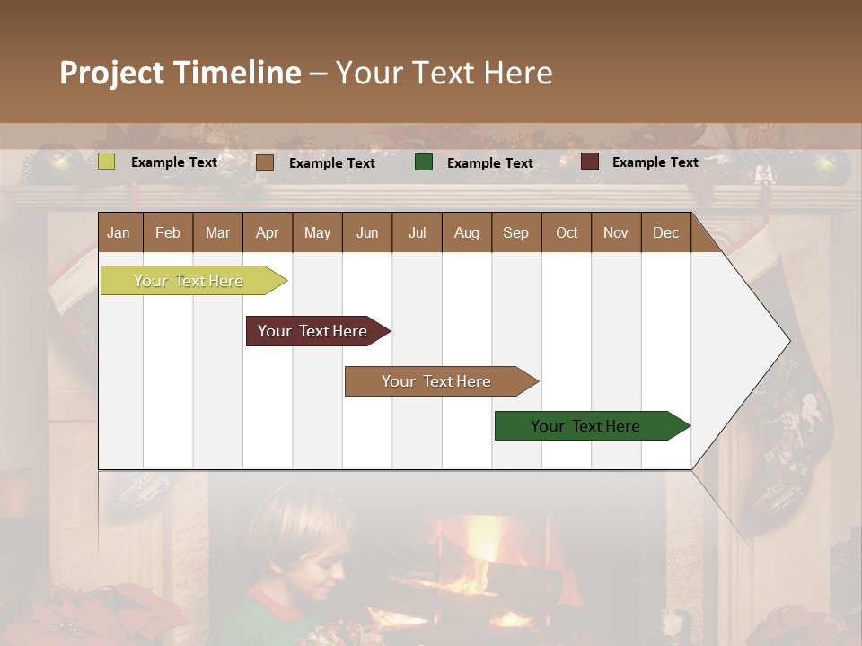 Hearth Christmas Guessing PowerPoint Template