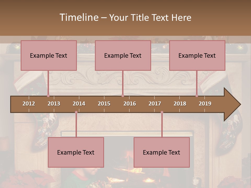 Hearth Christmas Guessing PowerPoint Template