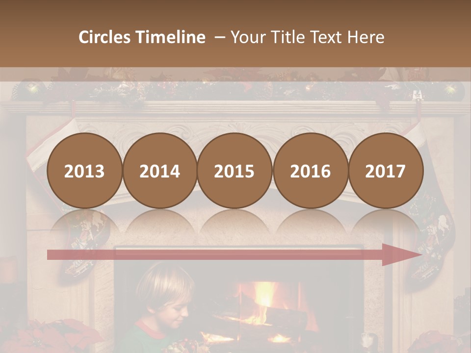 Hearth Christmas Guessing PowerPoint Template