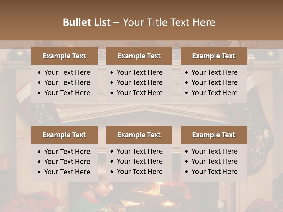 Hearth Christmas Guessing PowerPoint Template