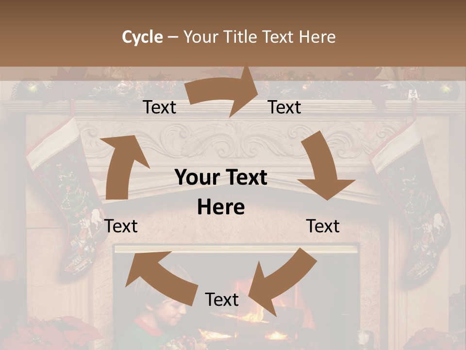Hearth Christmas Guessing PowerPoint Template