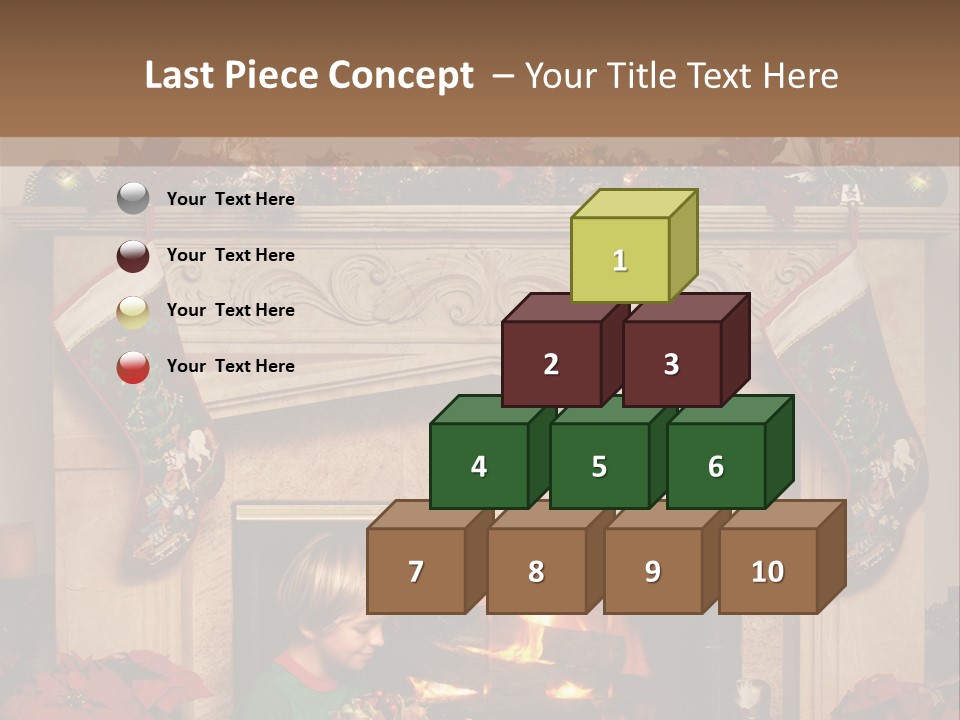 Hearth Christmas Guessing PowerPoint Template