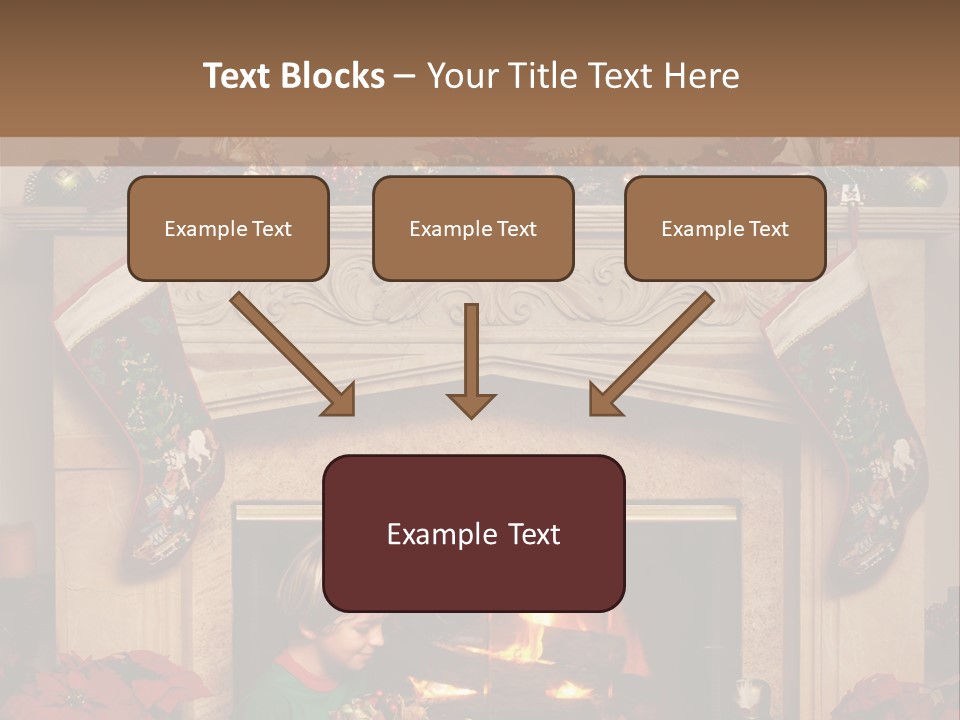 Hearth Christmas Guessing PowerPoint Template