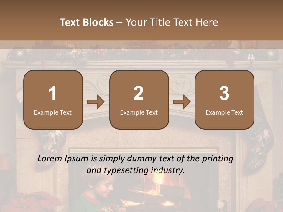 Hearth Christmas Guessing PowerPoint Template