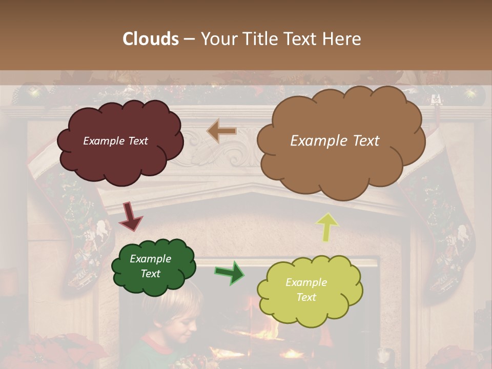 Hearth Christmas Guessing PowerPoint Template