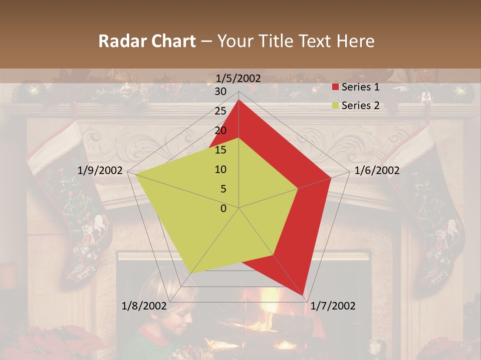 Hearth Christmas Guessing PowerPoint Template