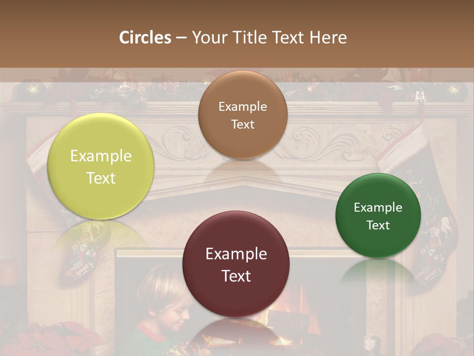 Hearth Christmas Guessing PowerPoint Template