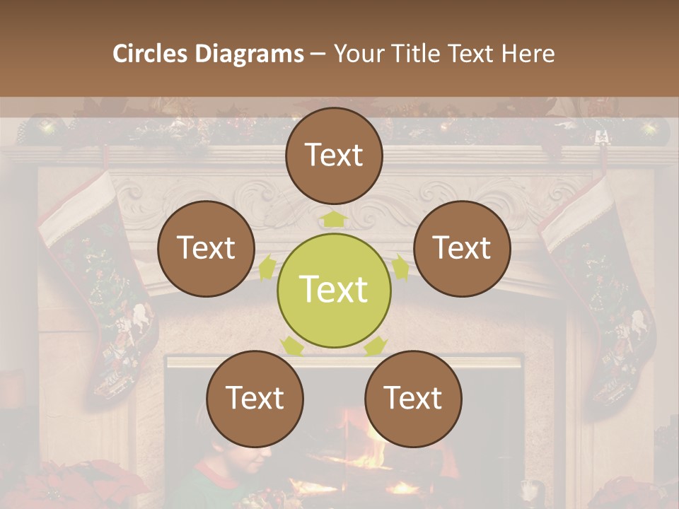 Hearth Christmas Guessing PowerPoint Template