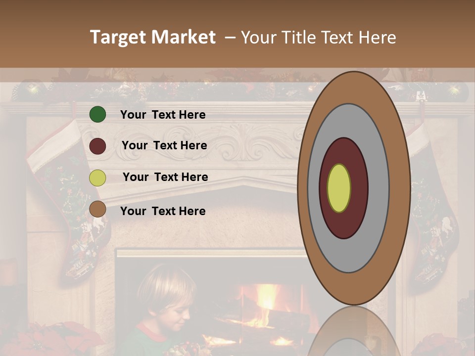 Hearth Christmas Guessing PowerPoint Template